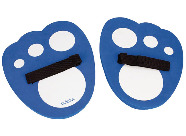 Bewegen - Beleduc - dierenpoten - foam met velcro - set van 2 assorti