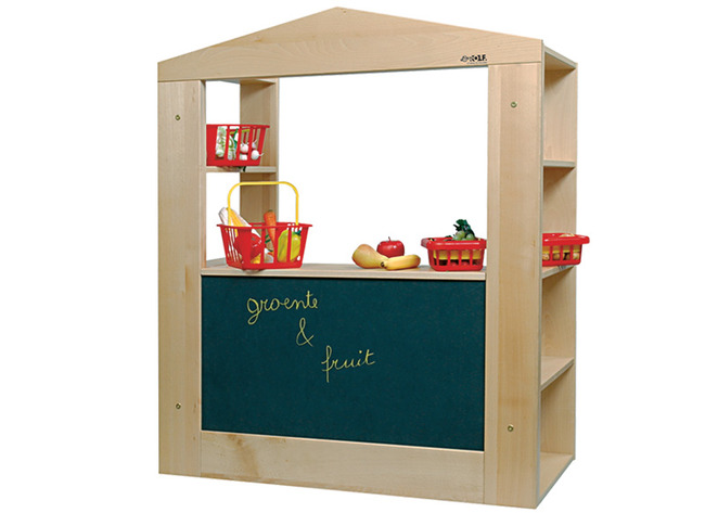 Speelmeubel - winkel met schoolbord - 128 x 108 x 52 cm - per stuk
