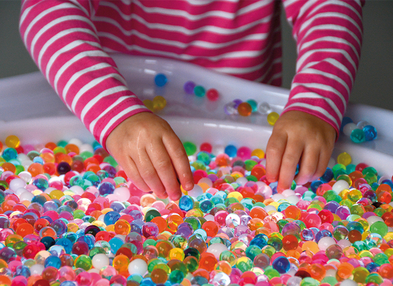 Perles sensorielles colorées - Matériel Pédagogique - Scolaire éducatif