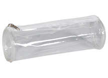 Pennenzak - transparant - 6 x 22 cm - per stuk