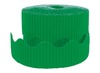 Decoratie - randdecoratie - karton - ribbelpapier - in verschillende kleuren en afwerking - set van 6 assorti