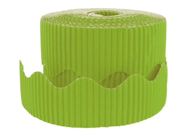 Randtrimmers - karton - decoratie - limoen - set van 6 assorti