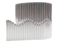 Randtrimmers - karton - decoratie - zilver - set van 6 assorti