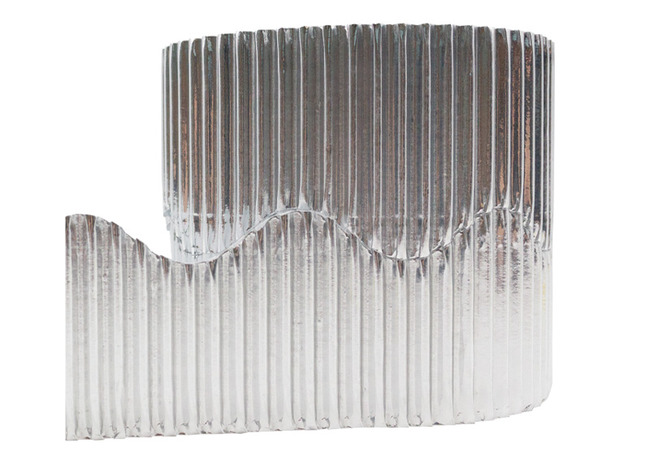 Randtrimmers - karton - decoratie - zilver - set van 6 assorti