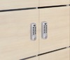 KAST - HOUT - LOCKER - 1 RIJ