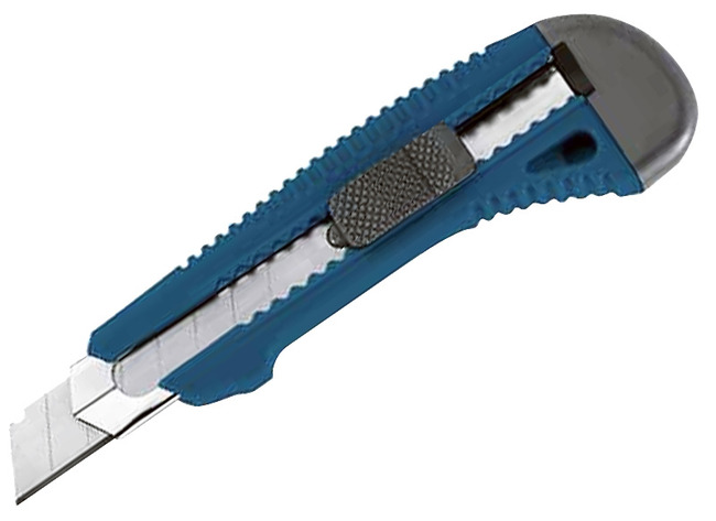 CUTTER - GRAND MODÈLE (18MM) - GUIDE LAME EN MÉTAL - PIÈCE