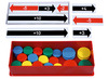 Rekenen - hulpmiddel - getallenlijn tot 100 - magnetisch - per set