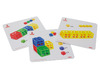 Bouwset - vensterblokjes - opdrachtkaarten voor LK8946 - set van 24 assorti