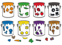 Spel - sorteerspel - Learning Resources Splash of Color Magnetic Sorting Set - magnetisch - per spel