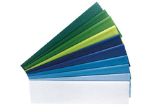 Knutselpapier - zijdepapier - koude kleuren - 50 x 75 cm - set van 20 assorti