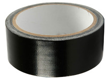 Kleefband - duct-tape - zwart - breed - rol van 25m