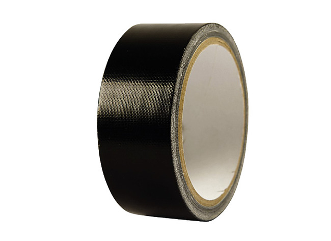 Kleefband - duct-tape - 3,8 cm x 2 m  - zwart - per rol