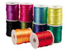 Koord - satijnkoord - 0,2 cm - 50 m - voordeelpakket - set van 10 assorti