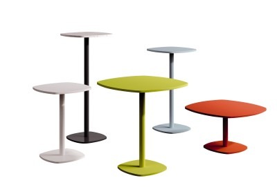 TAFEL - CENTRALE VOET - UNIKLEUR - 50 X 50CM - 40 CM