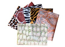 Knutselpapier - zijdepapier - safari - 50 x 75 cm - set van 24 assorti
