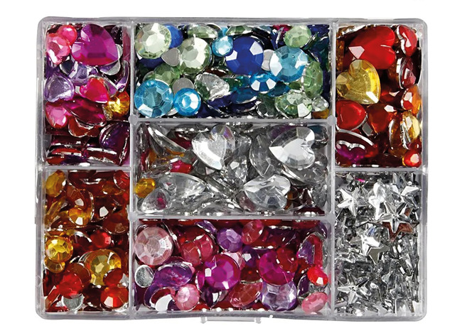 Edelstenen - strasstenen - decoratie - set van 300