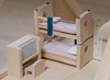 Poppenhuis - kinderkamer - PlanToys - Orchard - hout - per set