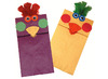 Zak - papier - kraftpapier - gekleurd - 15,2 x 28 cm - set van 28