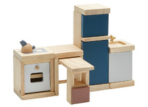 Poppenhuis - keuken - PlanToys - Orchard - hout - per set
