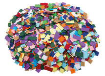 Mozaïektegels - karton - 10 kleuren - set van 10000 assorti