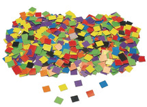 Karton - mozaïek - 10 kleuren - set van 10000 assorti