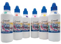 Vloeibare waterverf - Creall - Tint - 6 x 500 ml - set van 6 assorti