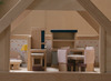 Poppenhuis - eetkamer - PlanToys - Orchard - hout - per set