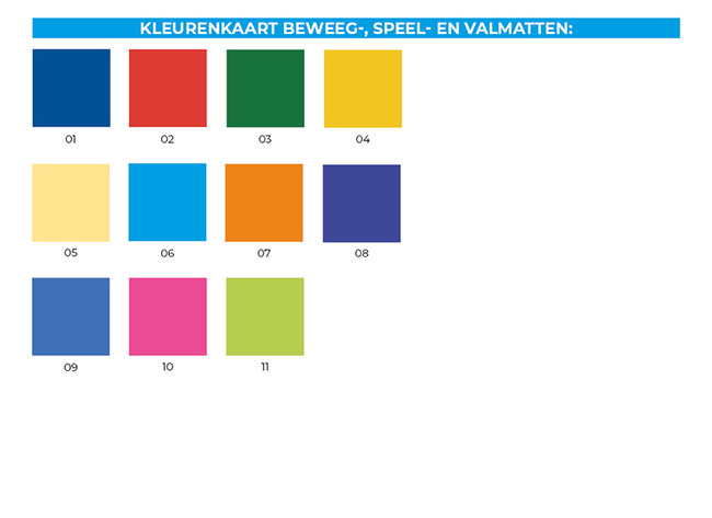 Matten - turnmat / speelmat - 200 x 175 x 5 cm - per stuk