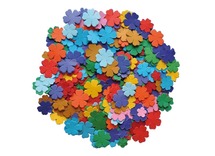 Figuren - bloemen - karton - decoratie - set van 2500 assorti