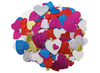 Stickers - foam - hartjes - glitter - set van 200