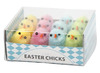 Kuikens - pastelkleuren - decoratie - set van 12
