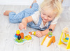 Poppenhuis - stad - Beleduc - hout - per set