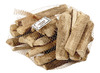Vormen - hout - boomstam - 6-14 cm - 610 g - per set