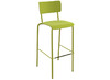STOEL - COLLEGE - UNIKLEUR - BARSTOEL - VIERPOOTS
