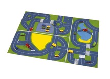 Speelmat - verkeer - wegentapijt - 100 x 50 cm - set van 3