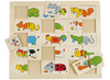 Puzzel - sorteerpuzzel - Beleduc - dieren - 30 stukjes - hout - per stuk