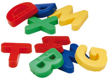 Letters - magnetisch - hoofdletters - set van 286 assorti