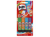 Lijm - lijmstick - Pritt Fun Colors - gekleurd - set van 4