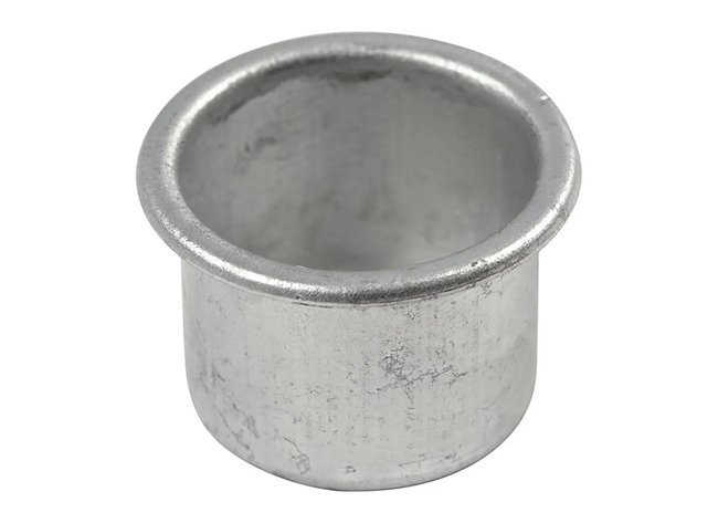 Coupelle pour bougies - chandelles - ø 25 mm - métalliques - set de 12