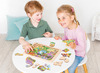 Lagenpuzzel - 4 in 1 puzzel - dino's - 44 stukjes - glow in the dark - hout - per stuk