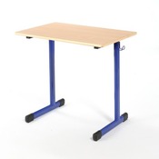 LEERLINGENTAFEL - TAU - ENKEL - NIET VERSTELBAAR - ZONDER BOEKENVAK - GEKLEURD