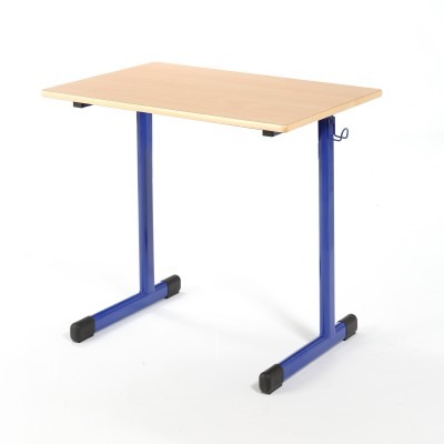 LEERLINGENTAFEL - TAU - ENKEL - NIET VERSTELBAAR - ZONDER BOEKENVAK - GEKLEURD