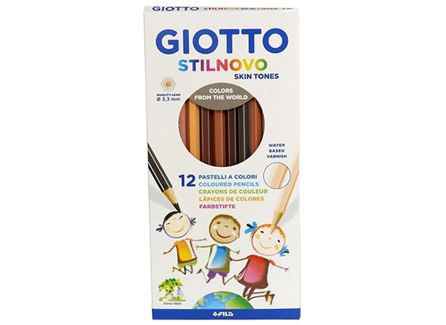 Kleurpotloden - Giotto Stilnovo - huidskleur - set van 48 assorti