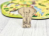 Themapuzzel - mandala jungle - Beleduc - 41 stukjes - hout - per stuk