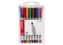 Stiften - whiteboard - gekleurd - assortiment van 8