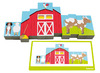 Puzzel - blokkenpuzzel - Beleduc - boerderij - hout - per stuk