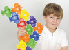 Bouwset - schakelvliegtuigen - constructie - sorteren - set van 30 assorti