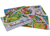 Speelmat - landschappen, stad en platte land, verkeer - 100 x 75 cm - set van 4