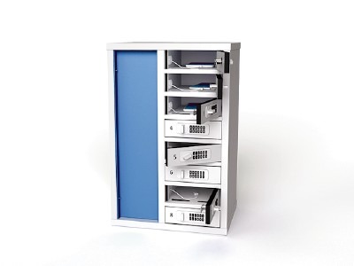KAST - OPLAADLOCKER - SMARTPHONES - 10 VAKJES