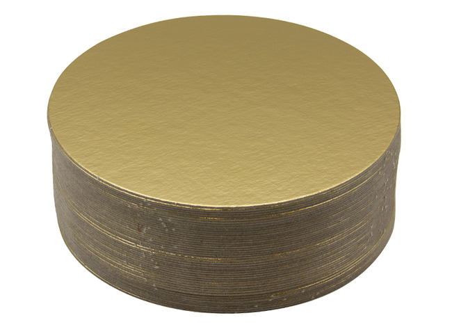 Figuren - karton - cirkel - goud - set van 50